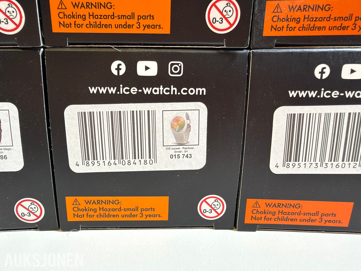 Stort parti ICE-Watch armbåndsur – ICE Cosmos og flere modeller