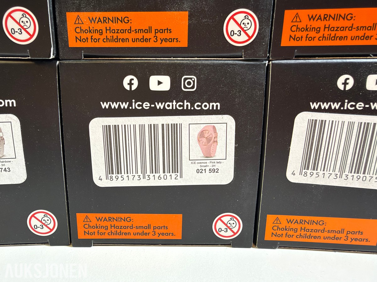Stort parti ICE-Watch armbåndsur – ICE Cosmos og flere modeller
