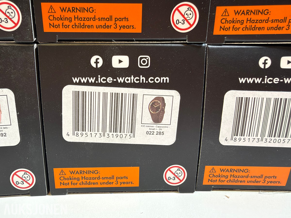 Stort parti ICE-Watch armbåndsur – ICE Cosmos og flere modeller