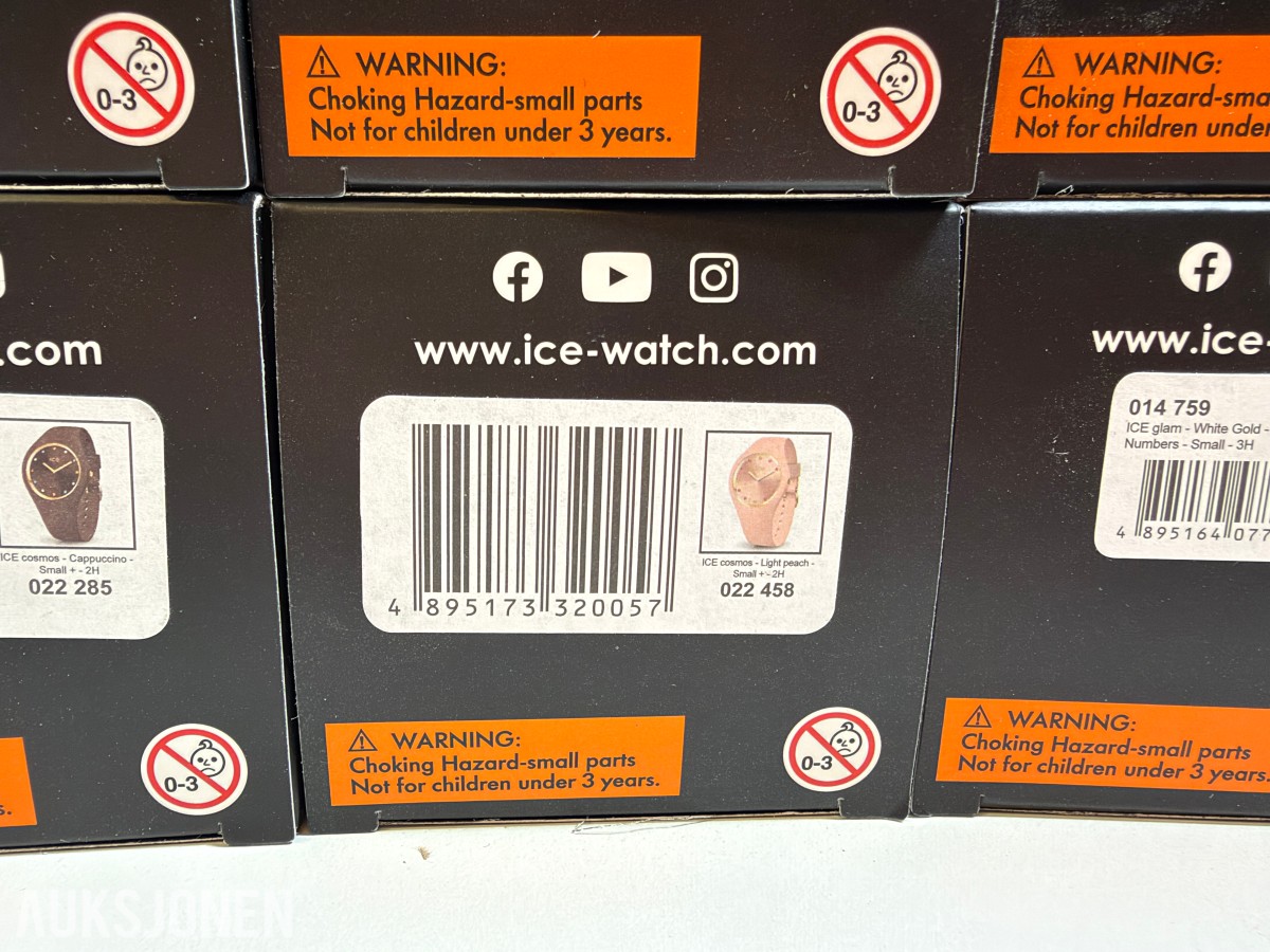 Stort parti ICE-Watch armbåndsur – ICE Cosmos og flere modeller