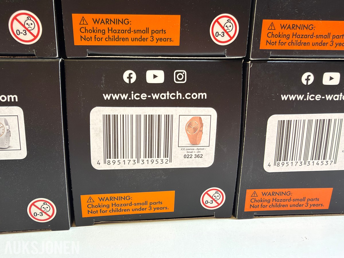 Stort parti ICE-Watch armbåndsur – ICE Cosmos og flere modeller