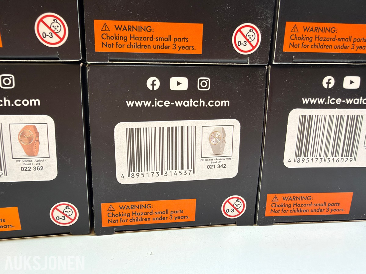 Stort parti ICE-Watch armbåndsur – ICE Cosmos og flere modeller