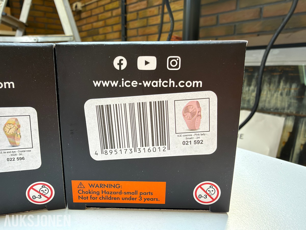 Stort parti ICE-Watch armbåndsur – ICE Cosmos og flere modeller