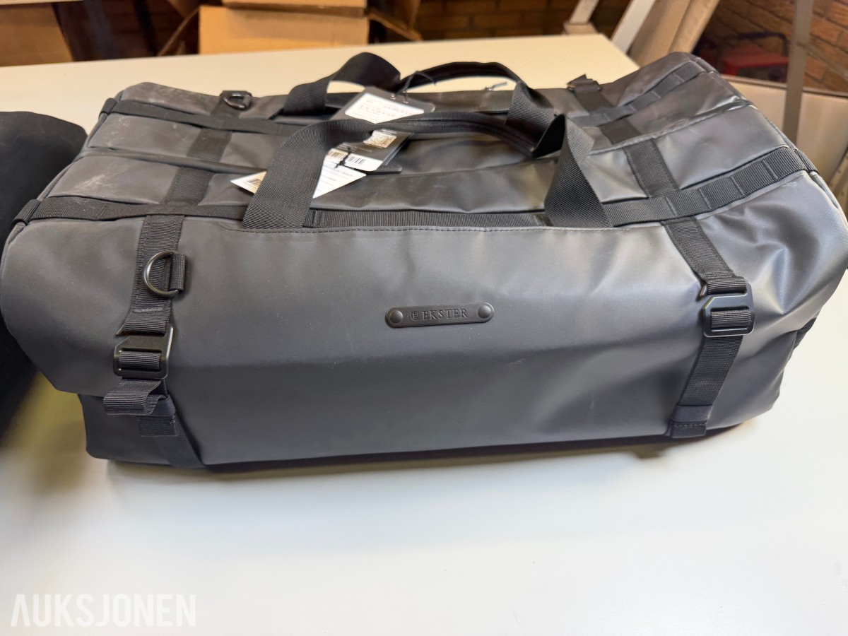 2 stk Ekster Duffel Backpack 43L – sort