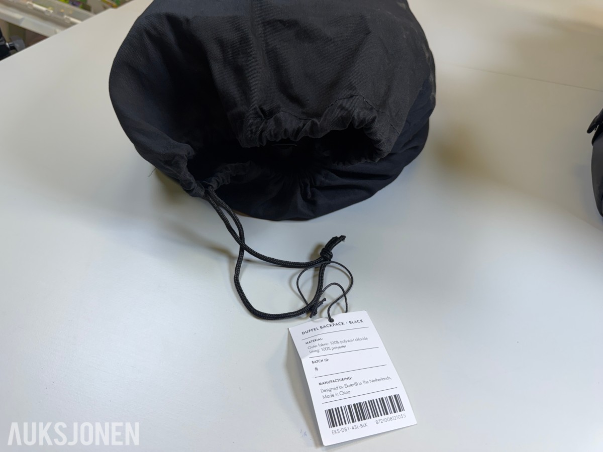 2 stk Ekster Duffel Backpack 43L – sort