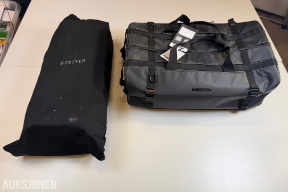 2 stk Ekster Duffel Backpack 43L – sort