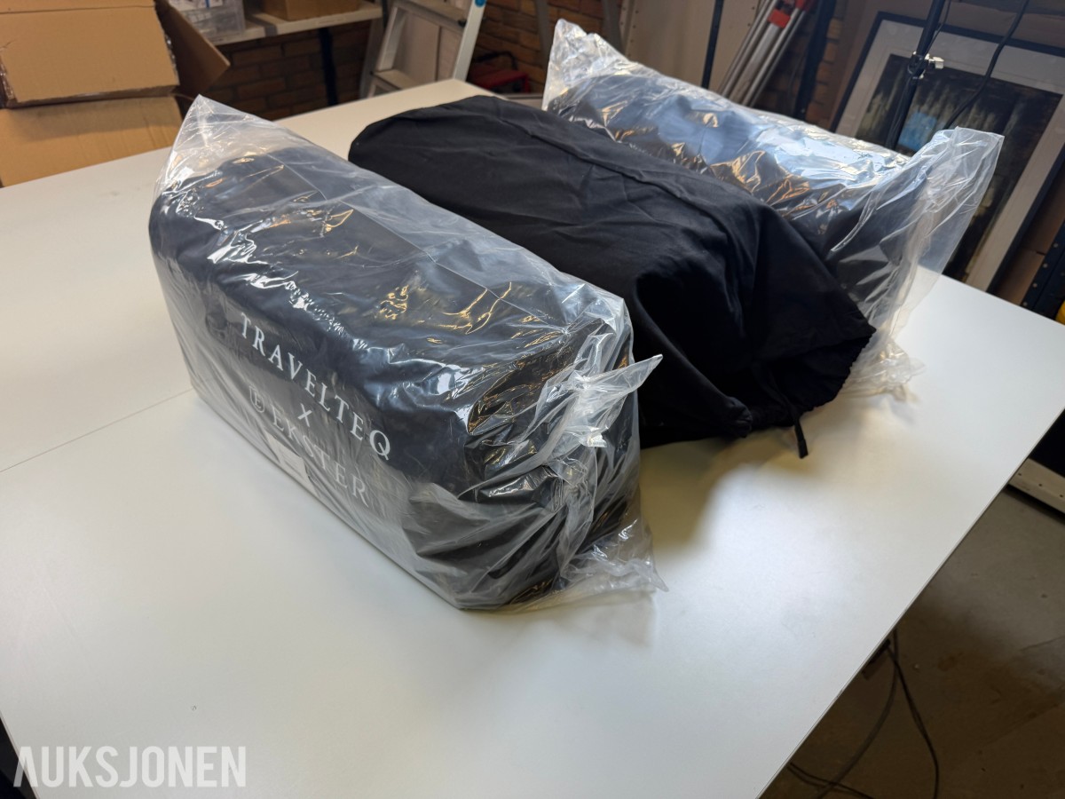 3 stk. Travelteq x Ekster The Weekender Black/Black