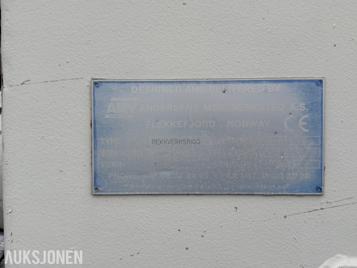 2012 Volvo FH540 lastebil med AMW stolperigg