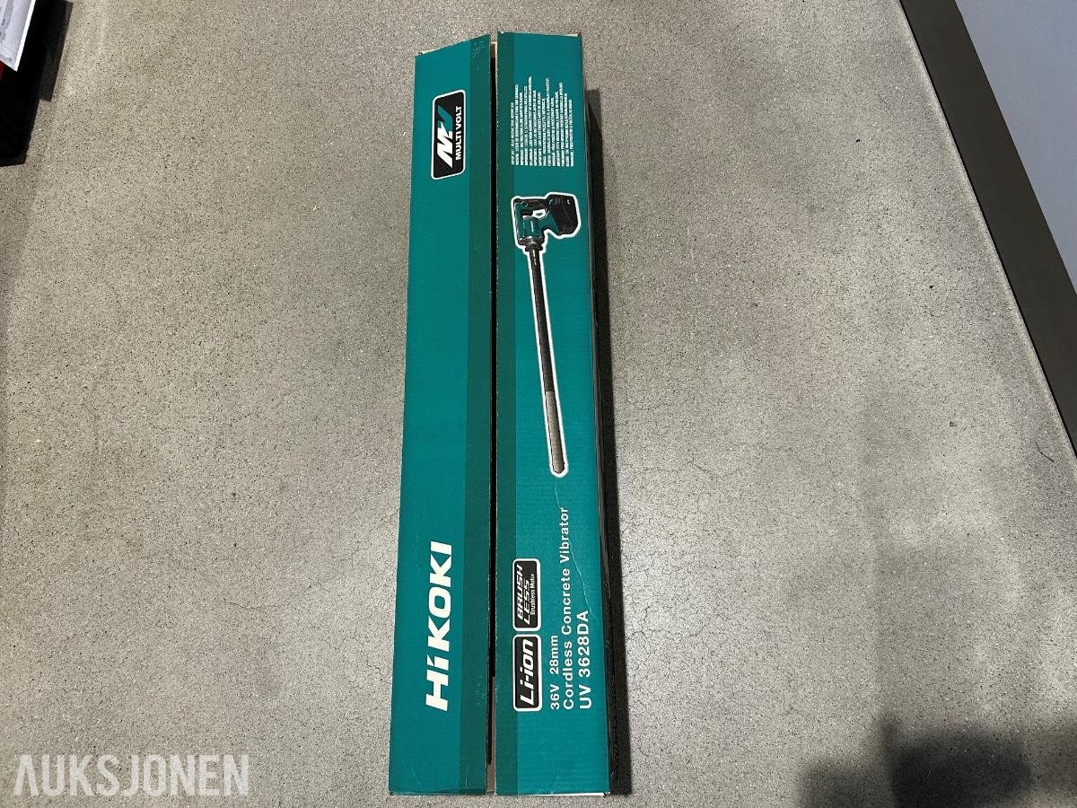 2020 BETONGVIBRATOR UV3628DA KM HIKOKI 36V MV KUN MASKIN UV3628DA