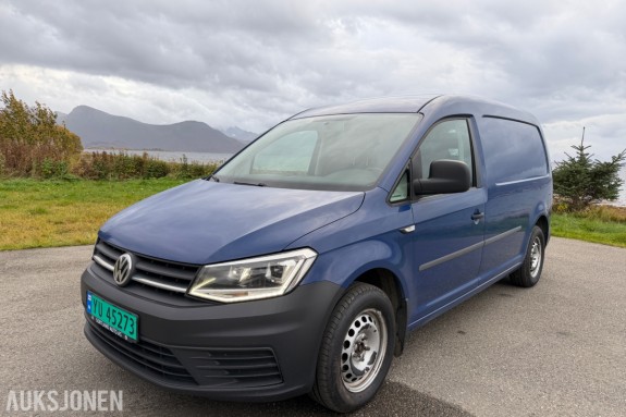 2016 VOLKSWAGEN CADDY MAXI, 2,0 TDI 102 HK, 108957 KM, HENGERFESTE, INNREDNING, XENON LYS