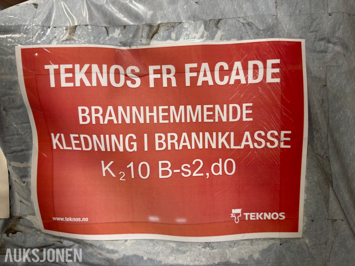 Stort parti med dobbelfalsa kledning 19x173 - brannhemmande måling