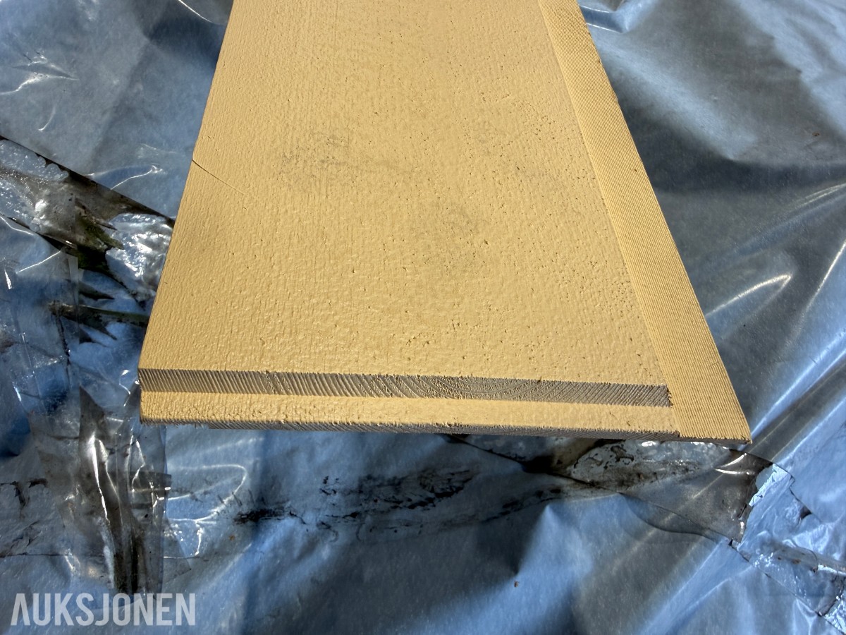 Stort parti med dobbelfalsa kledning 19x173 - brannhemmande måling