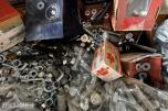 1 palle med diverse festemateriell - bolter, muttere, skiver mm - 400 kg
