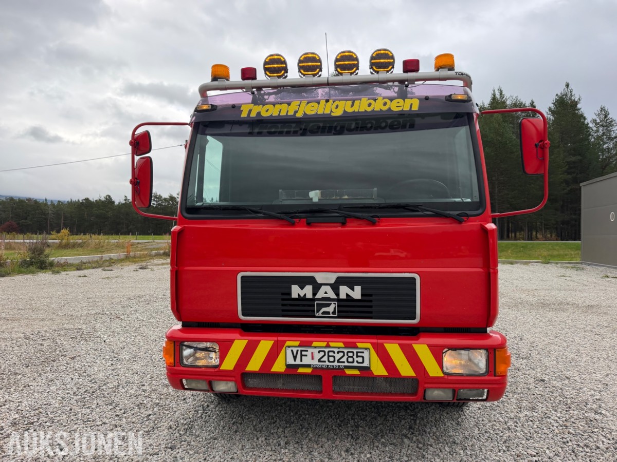 1998 mod. MAN 12.224llc, bergningsbil. 4775 kg. nyttelast