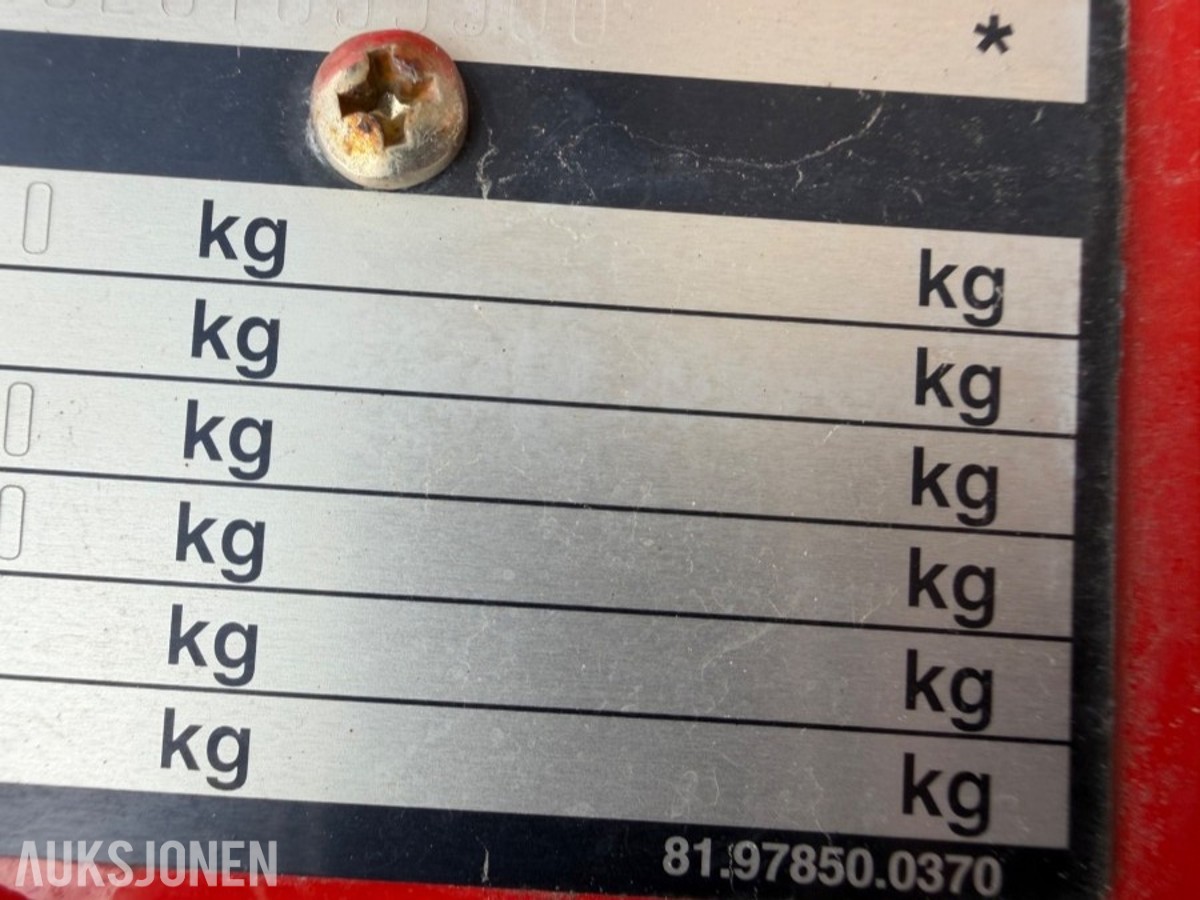 1998 mod. MAN 12.224llc, bergningsbil. 4775 kg. nyttelast