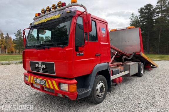 1998 mod. MAN 12.224llc, bergningsbil. 4775 kg. nyttelast