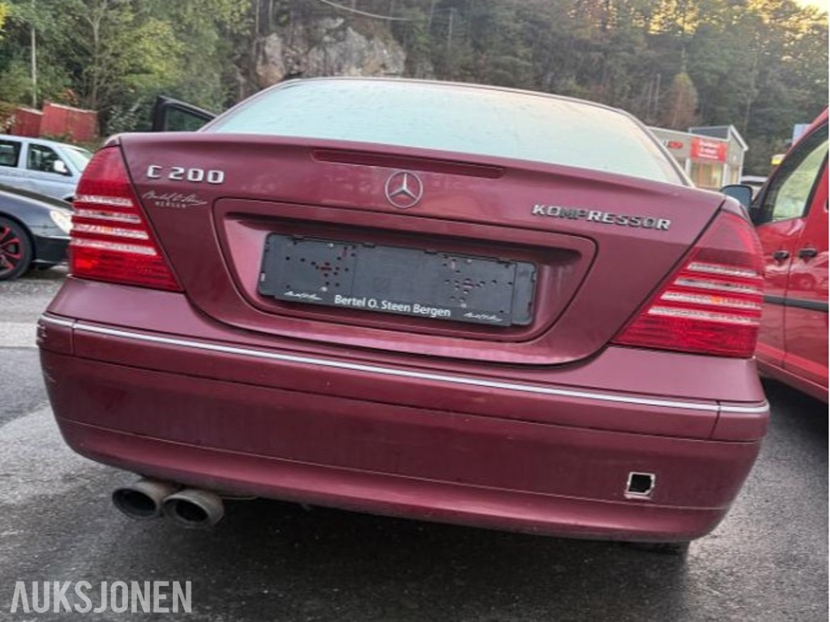 2001 Mercedes-Benz C200 KOMPRESSOR 163HK AUTOMAT REP. OBJEKT EU-OK 11.27