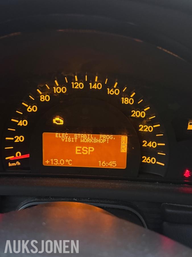 2001 Mercedes-Benz C200 KOMPRESSOR 163HK AUTOMAT REP. OBJEKT EU-OK 11.27