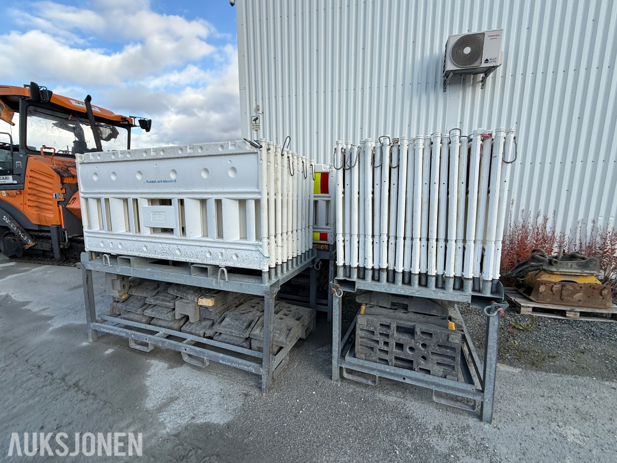 Sikringsgjerder i bur 3STK