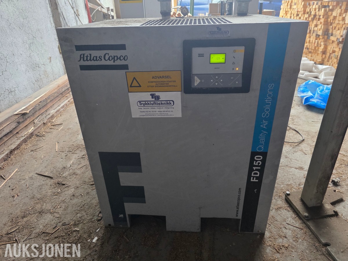 2011 Atlas Copco kjøletørke FD150