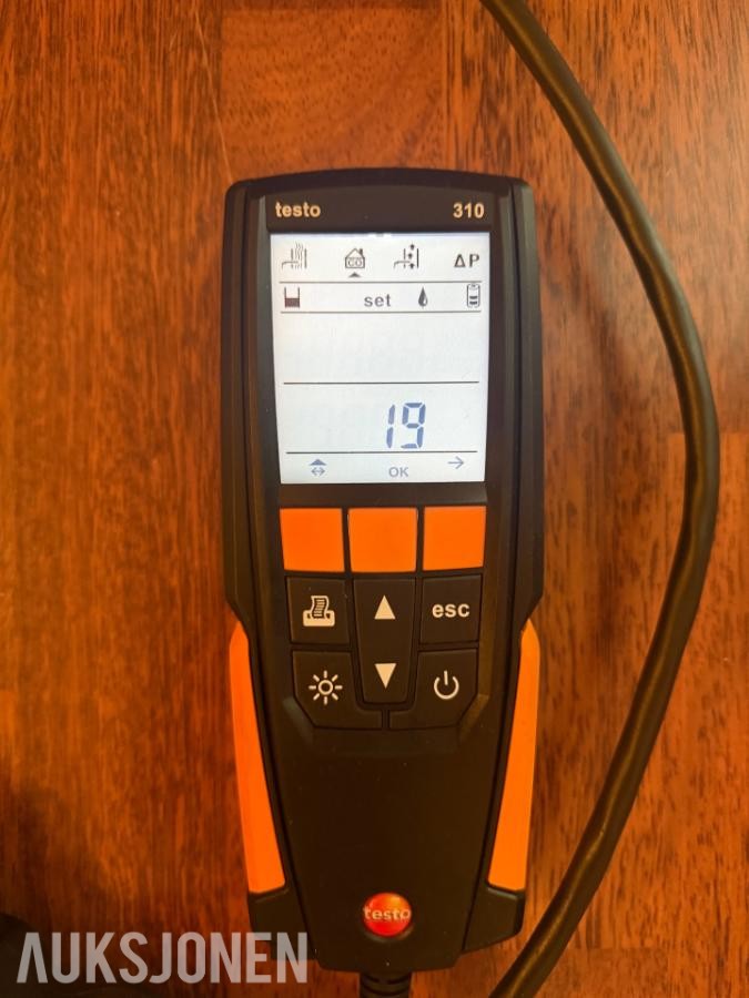 Testo 310 Røykgass analyse kompakt røykgass analysator