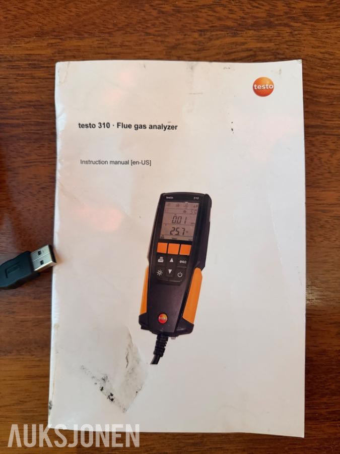 Testo 310 Røykgass analyse kompakt røykgass analysator