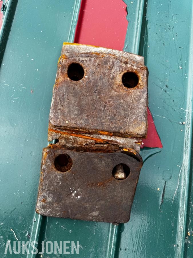 3 stk industriporter 1 med gangdør