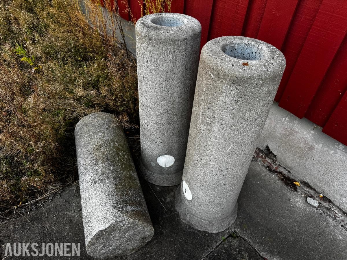 Diverse stein granitt og betong