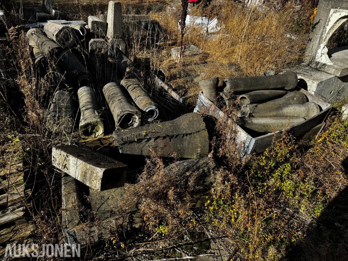 Diverse stein granitt og betong