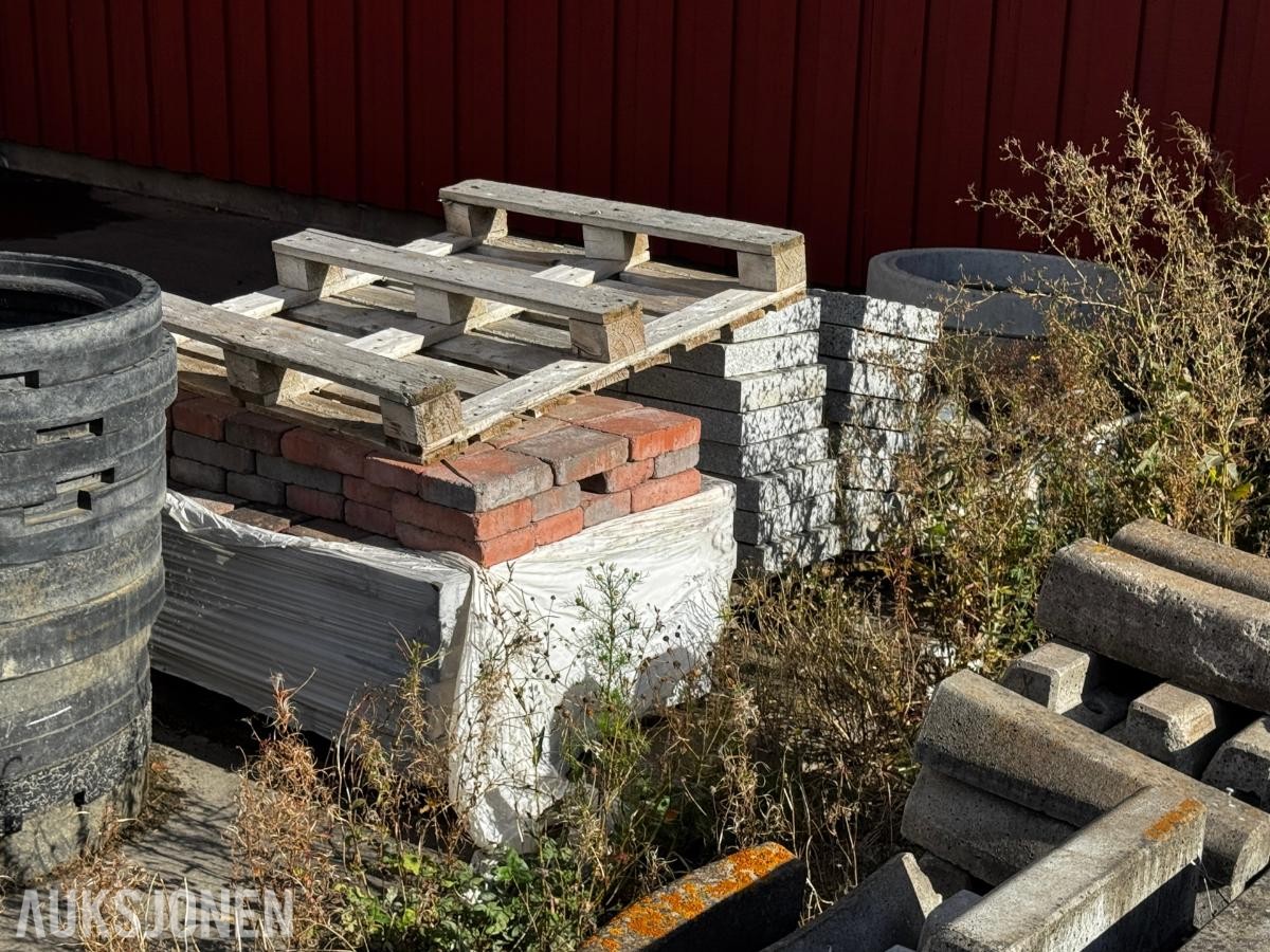 Diverse stein granitt og betong