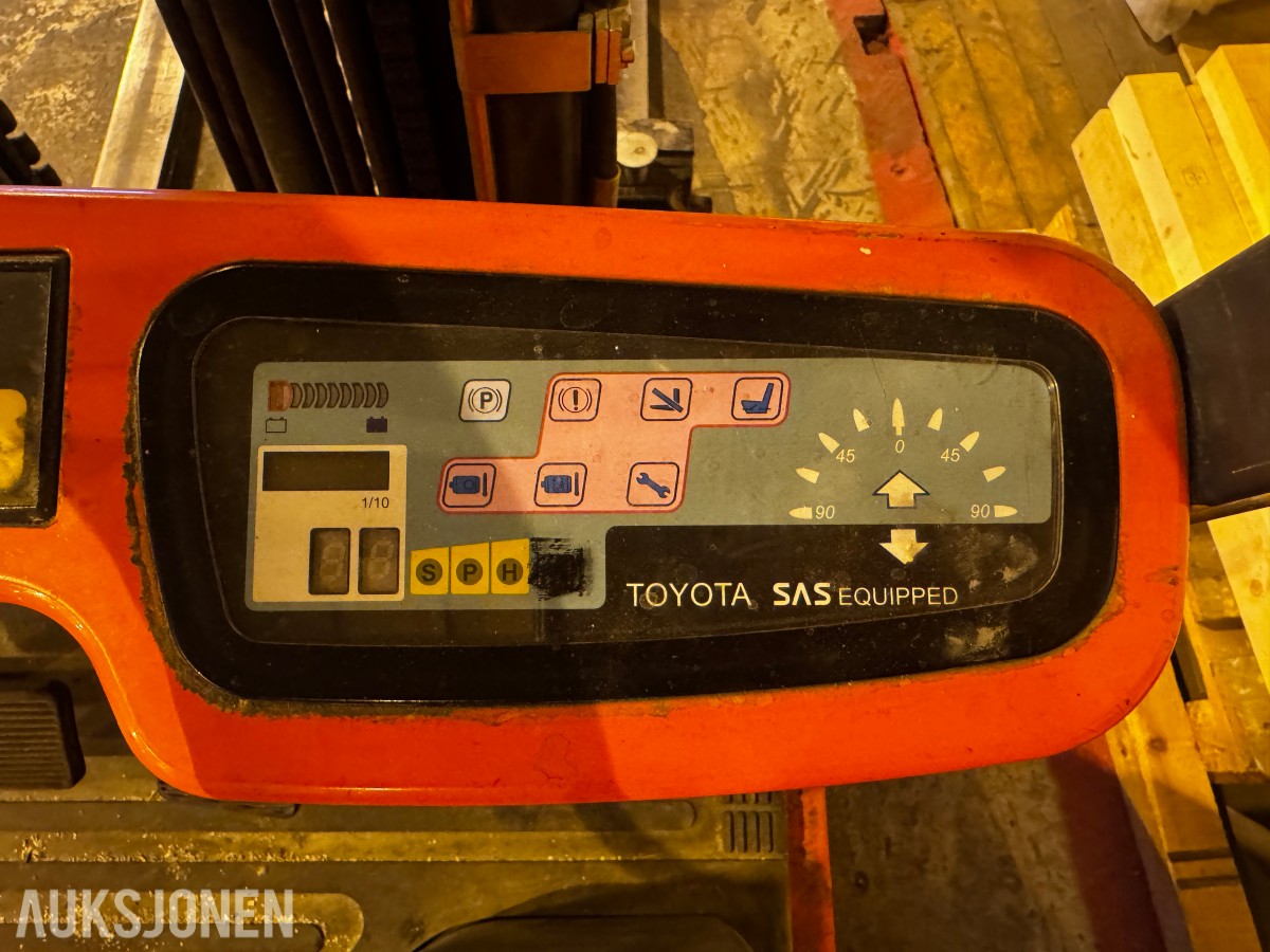 2006 Toyota 7FBEST13 batteri truck 1200 kg løftekapasitet. 