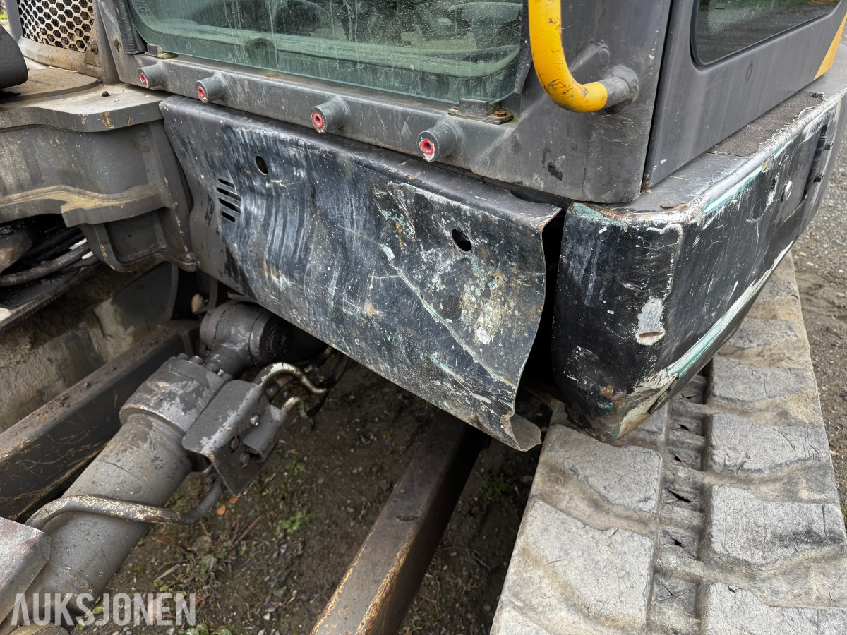 2014 Volvo ECR58D TILTROTATOR 4 SKUFFER