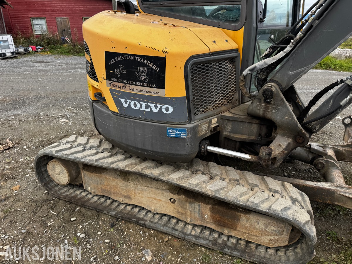 2014 Volvo ECR58D TILTROTATOR 4 SKUFFER