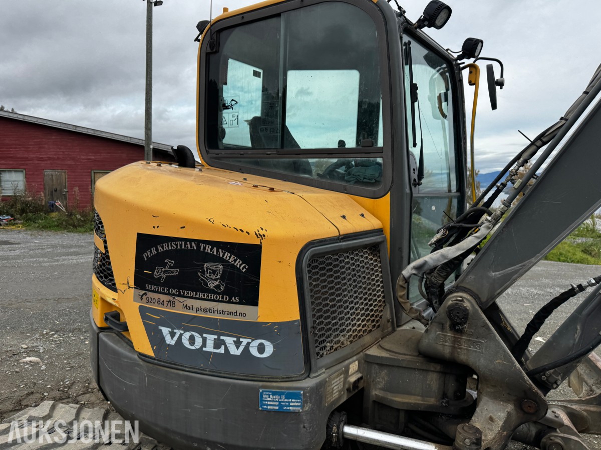 2014 Volvo ECR58D TILTROTATOR 4 SKUFFER