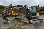 2014 Volvo ECR58D TILTROTATOR 4 SKUFFER