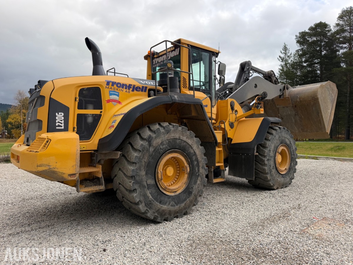 2011 mod. Volvo L220G Hjullaster. Sertifisert, Vekt m/skriver ++