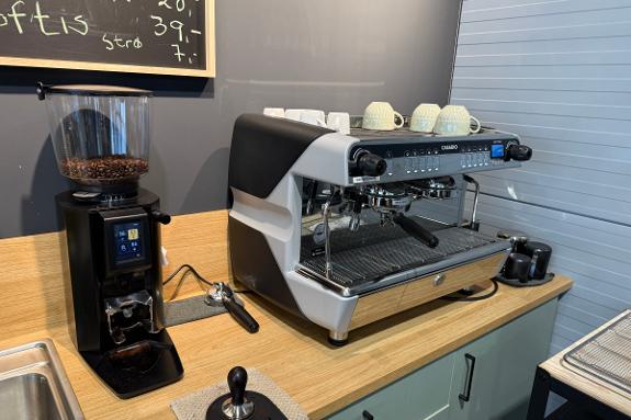 2026 Casadio Nettuno A/2 2-gruppers espressomaskin med Anfim Luna kaffekvern