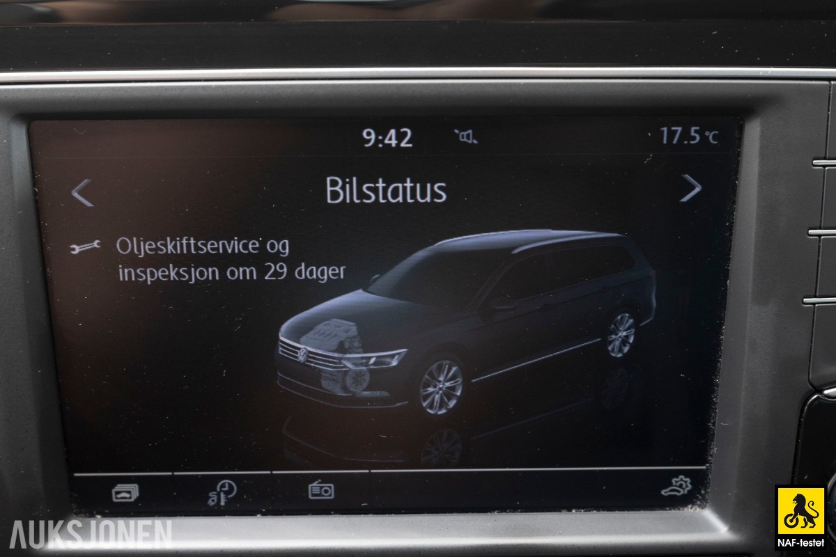 2017 Volkswagen Passat GTE HENGERFESTE KAMERA SKINN VARMER ACC LED