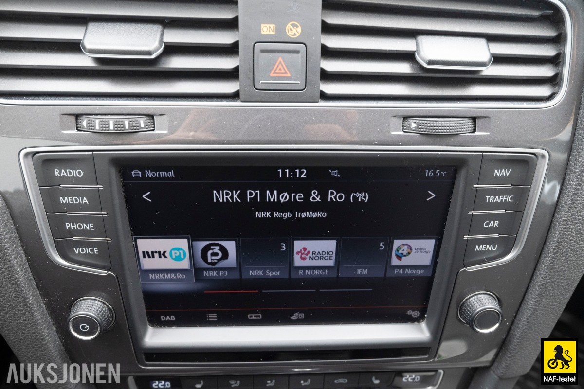 2016 Volkswagen E-GOLF NORSK KAMERA ACC LED NAVI
