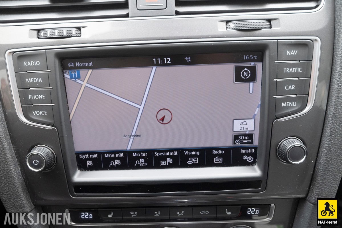 2016 Volkswagen E-GOLF NORSK KAMERA ACC LED NAVI