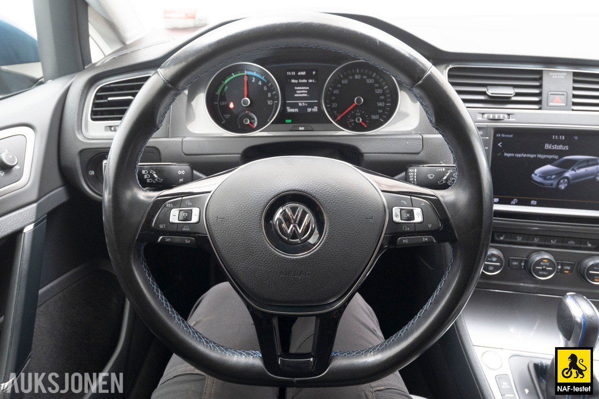 2016 Volkswagen E-GOLF NORSK KAMERA ACC LED NAVI
