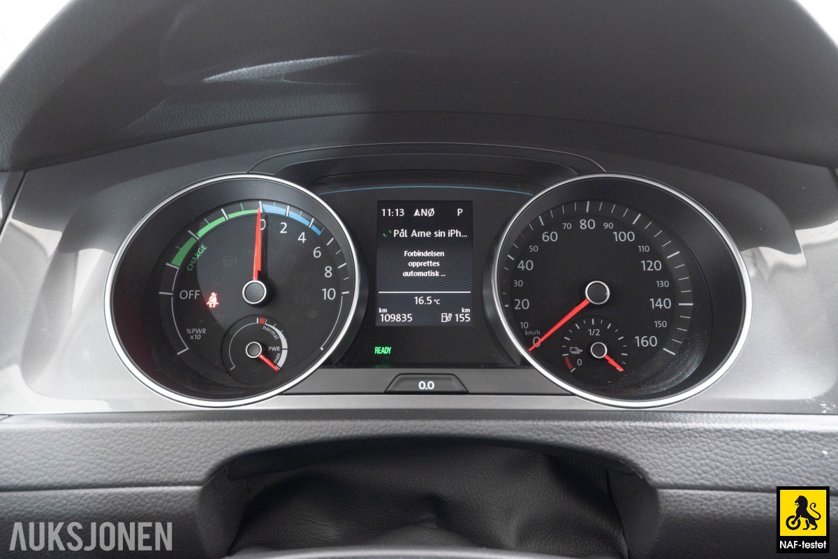 2016 Volkswagen E-GOLF NORSK KAMERA ACC LED NAVI
