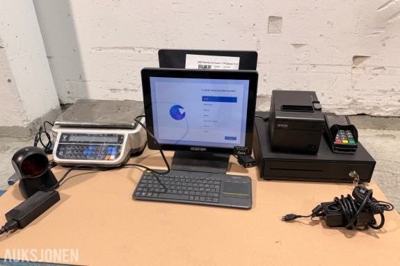 QUORION QTouch PC17 i5 POS-kassesystem med Epson, Honeywell, DIGI og Ingenico