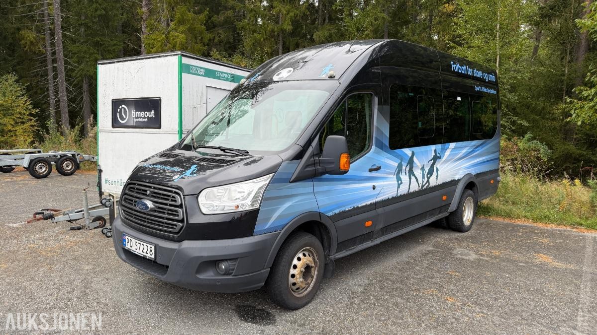 2016 Ford Transit,  Minibuss 17-seter Trend, hengerfeste, parkeringsvarmer, 138923km