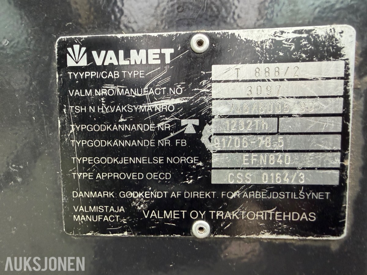 1994 mod. Valmet Mezzo 5400-4 Gos m/Trima frontlaster