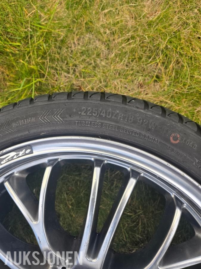 Vw Golf alufelger 18 Tommers 225/40ZR 18