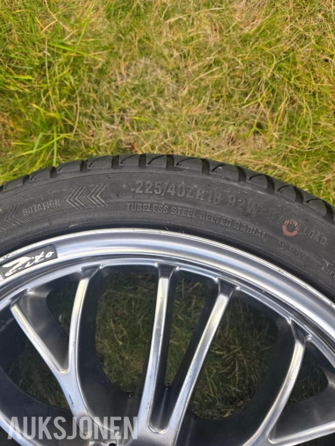 Vw Golf alufelger 18 Tommers 225/40ZR 18