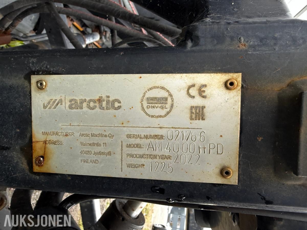 2022 Arctic AM 4000 HPD snøplog
