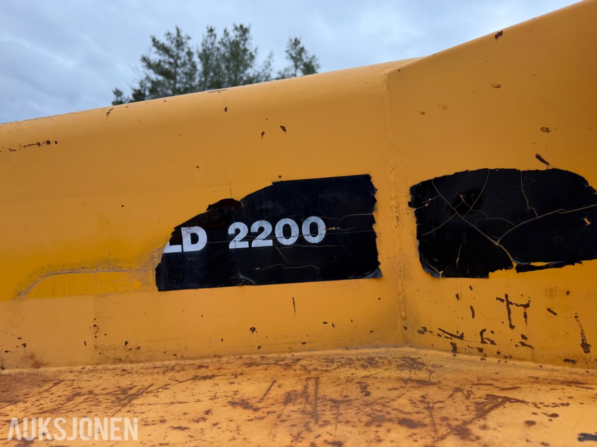 1990 mod. Moelven Munsters HLD 2200 kran m/roterende gripeskuffe