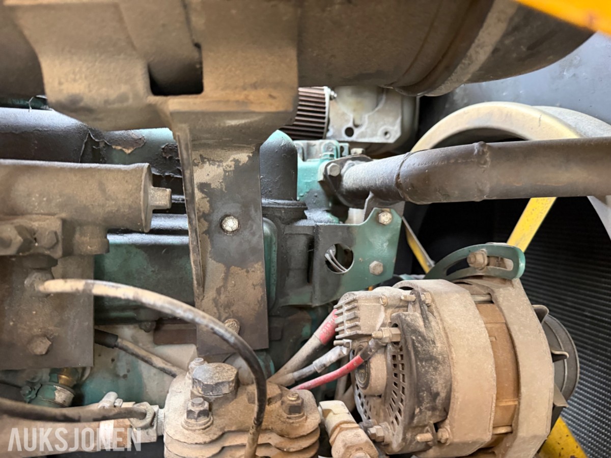 1990 mod. Moelven Munsters HLD 2200 kran m/roterende gripeskuffe